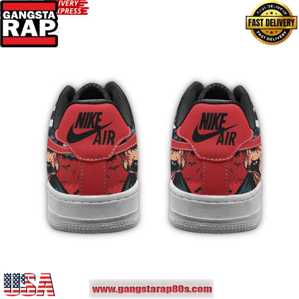 The Crow Tribute Limited Edition Air Force 1 Sneakers Shoes The Crow Tribute Limited Edition Air Force 1 Sneakers Shoes
