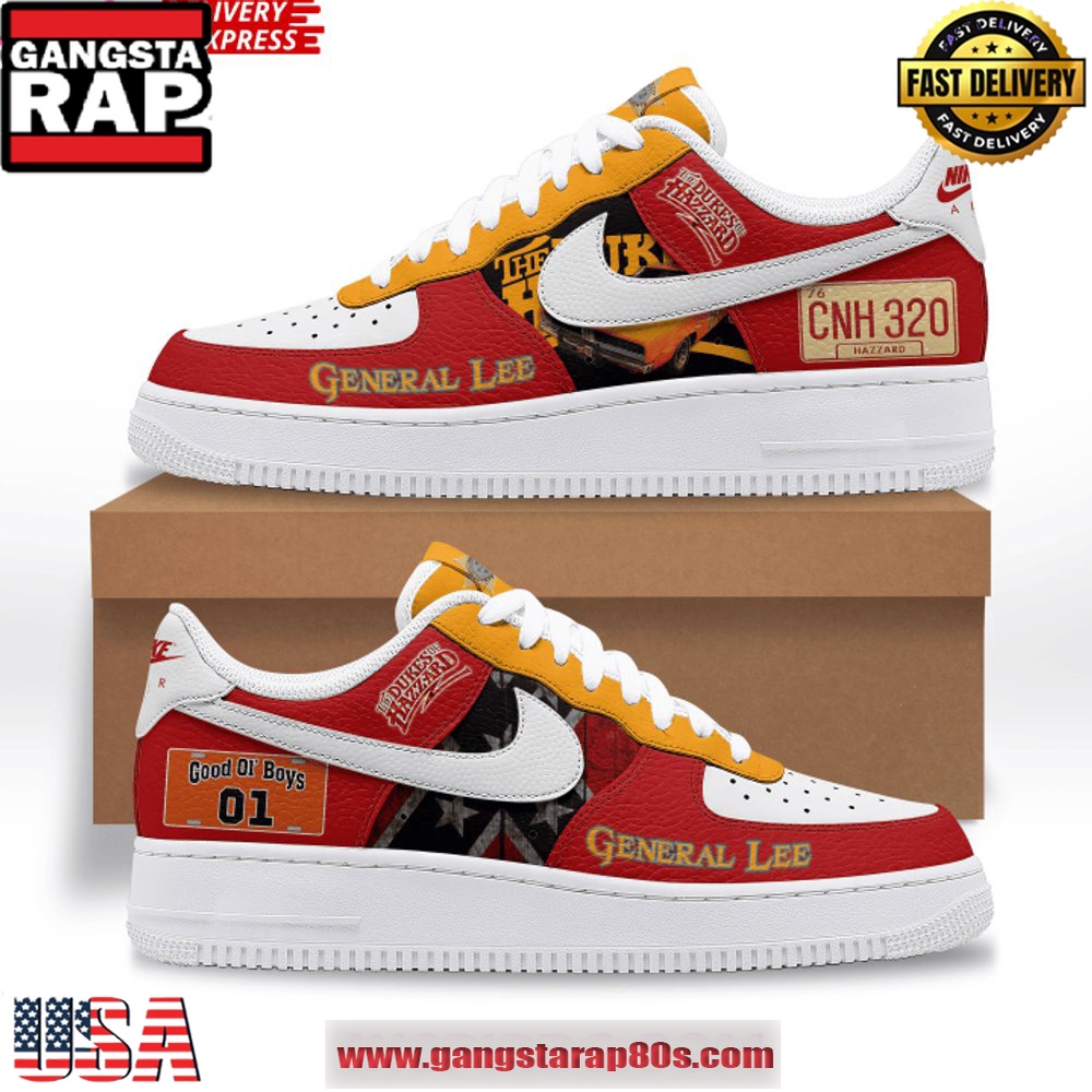 The Dukes of Hazzard Limited Edition Air Force 1 Sneakers Shoes The Dukes of Hazzard Limited Edition Air Force 1 Sneakers Shoes