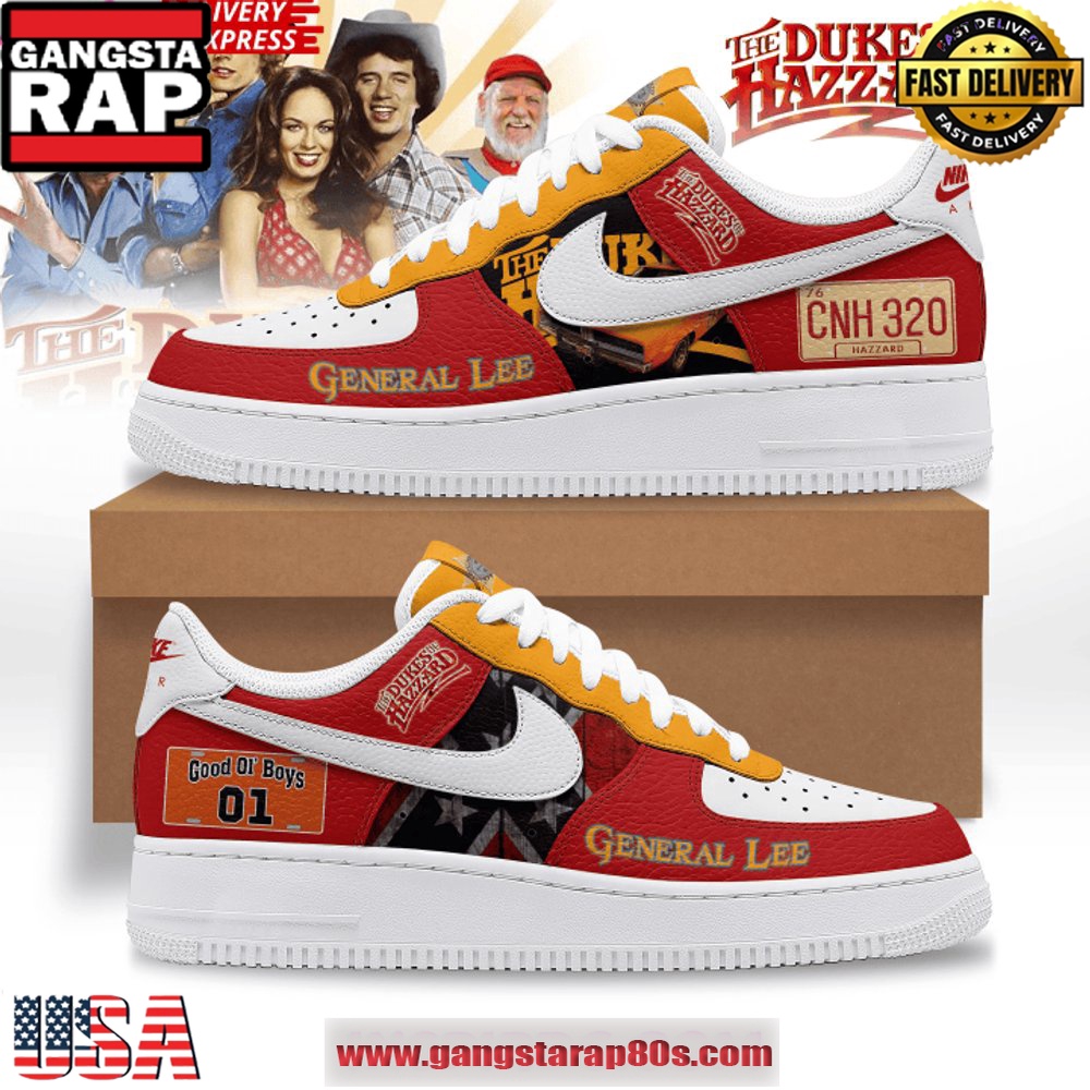 The Dukes of Hazzard Limited Edition Air Force 1 Sneakers Shoes The Dukes of Hazzard Limited Edition Air Force 1 Sneakers Shoes