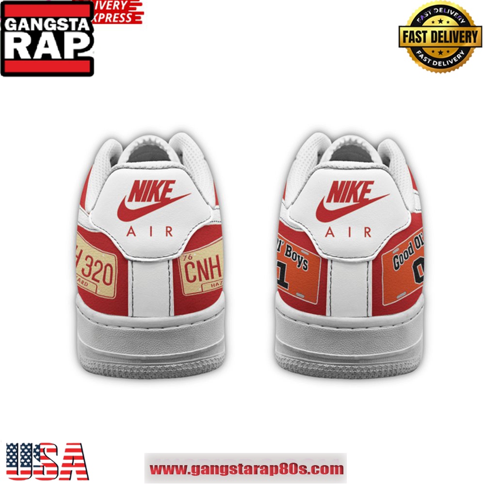 The Dukes of Hazzard Limited Edition Air Force 1 Sneakers Shoes The Dukes of Hazzard Limited Edition Air Force 1 Sneakers Shoes