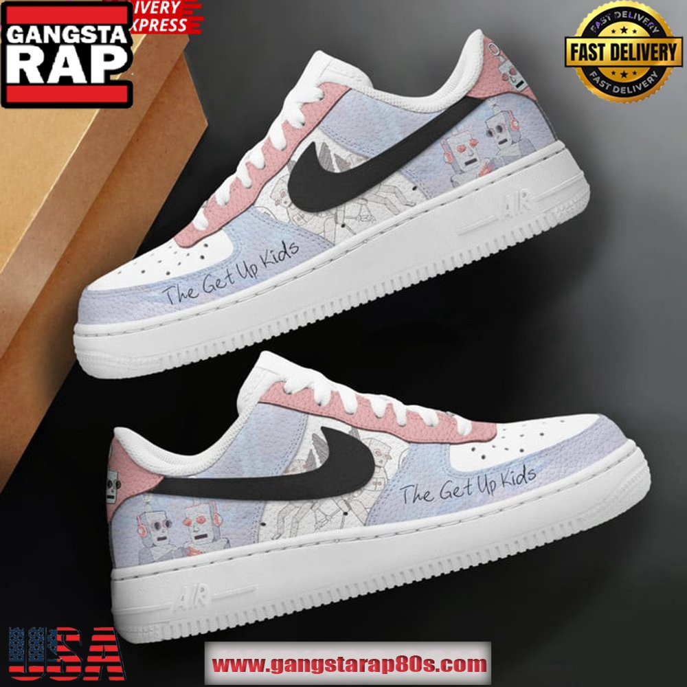 The Get Up Kids Limited Edition Air Force 1 Sneakers Shoes The Get Up Kids Limited Edition Air Force 1 Sneakers Shoes