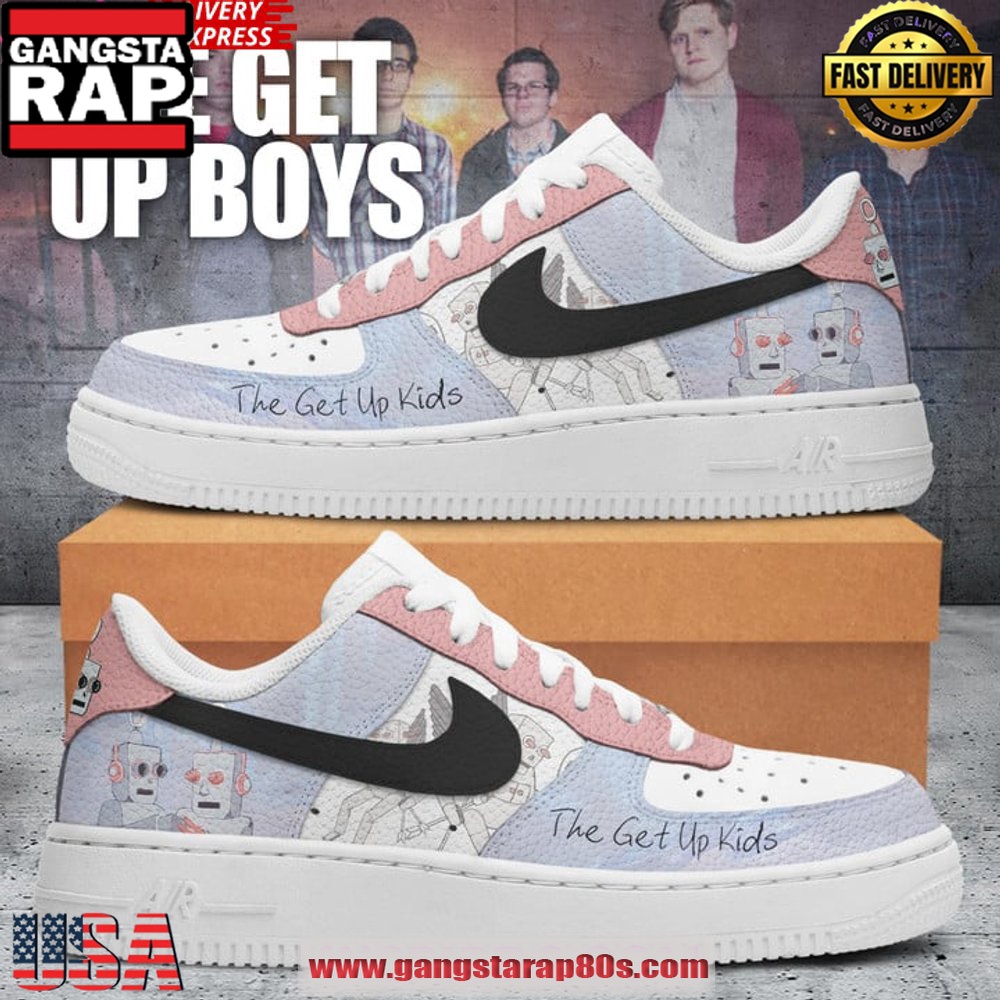 The Get Up Kids Limited Edition Air Force 1 Sneakers Shoes The Get Up Kids Limited Edition Air Force 1 Sneakers Shoes