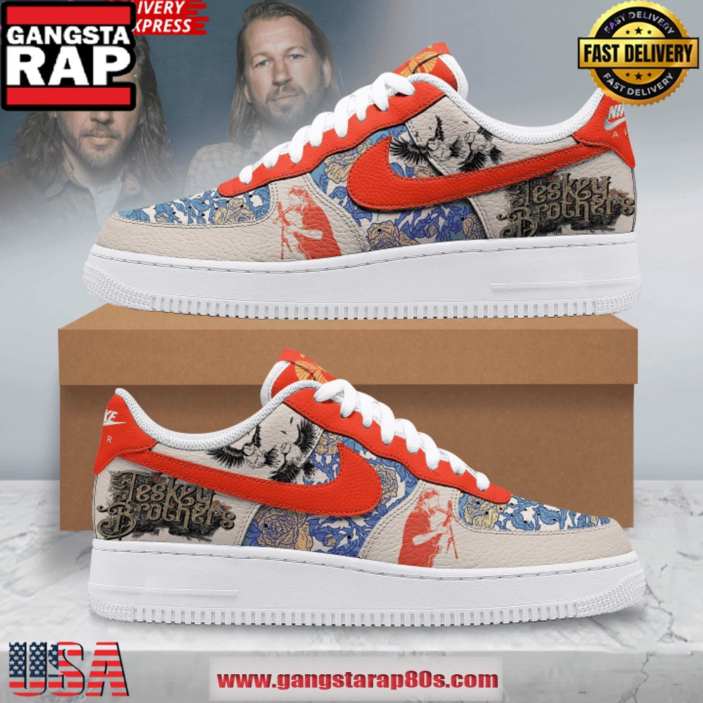 The Teskey Brothers Limited Edition Air Force 1 Sneakers Shoes The Teskey Brothers Limited Edition Air Force 1 Sneakers Shoes