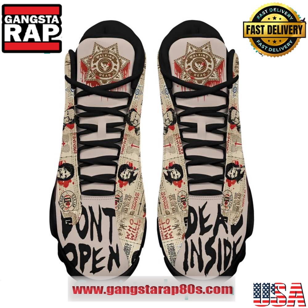 The Walking Dead Air Jordan 13 Sneakers Shoess The Walking Dead Air Jordan 13 Sneakers Shoess