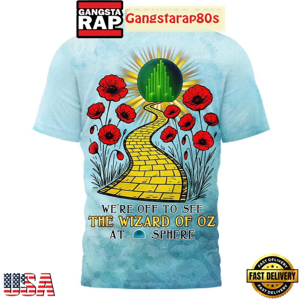 The Wizard Of Oz At Sphere Limited Edition T Shirt The Wizard Of Oz At Sphere Limited Edition T Shirt