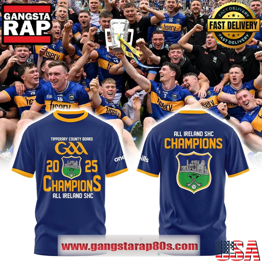 Tipperary GAA All-Ireland SHC Champions 2025 Special Edition T Shirt Tipperary GAA All-Ireland SHC Champions 2025 Special Edition T Shirt