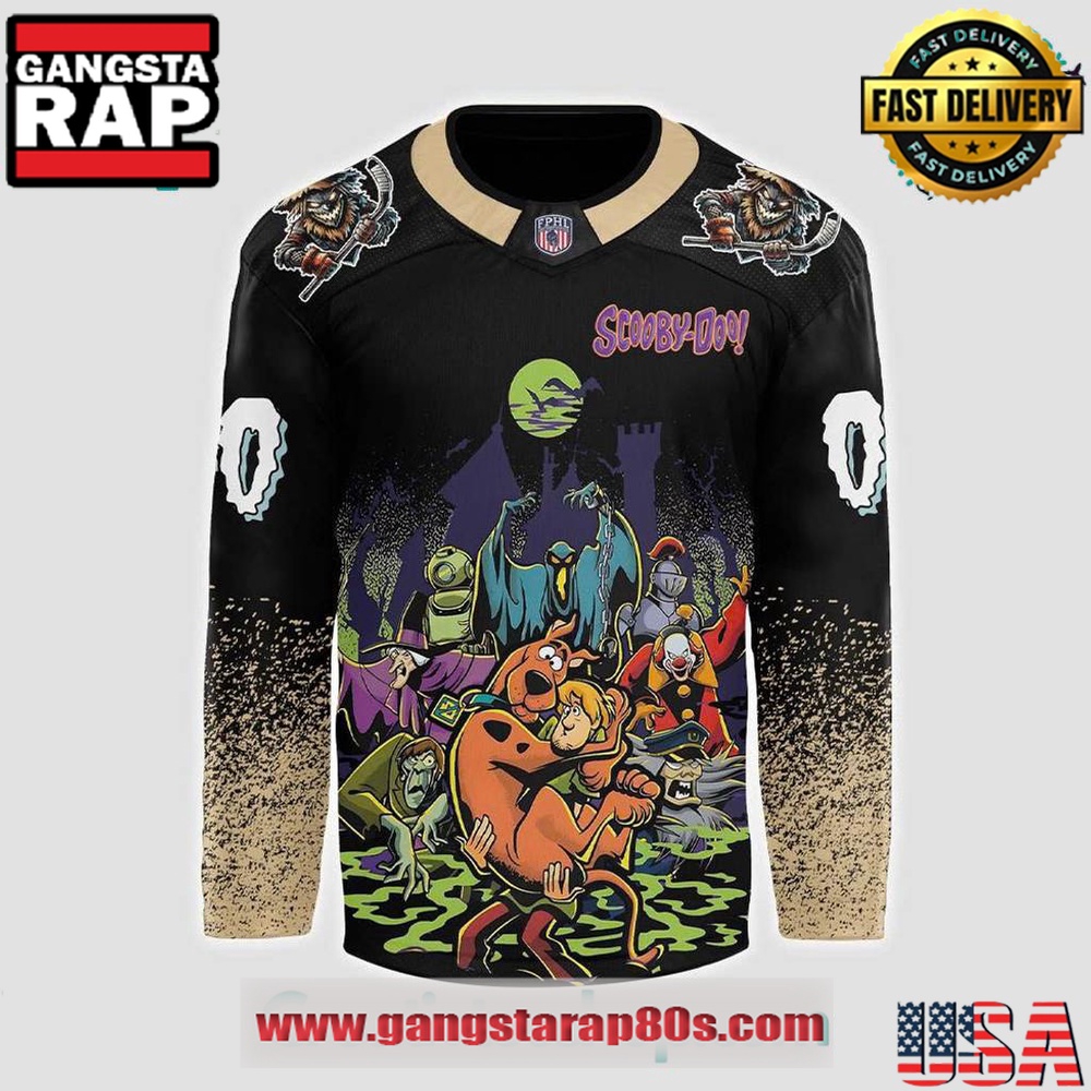 Topeka Scarecrows x Scooby-Doo Night 2025 Custom Hockey Jersey Topeka Scarecrows x Scooby-Doo Night 2025 Custom Hockey Jersey