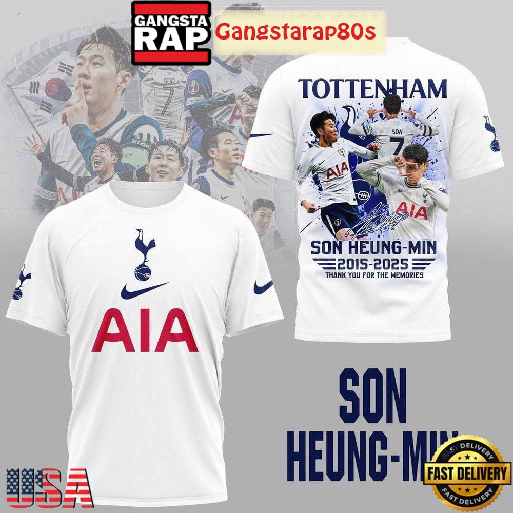 Tottenham Hotspur End Of An Era Son Heung Min 2025 Limited Edition T Shirt Tottenham Hotspur End Of An Era Son Heung Min 2025 Limited Edition T Shirt