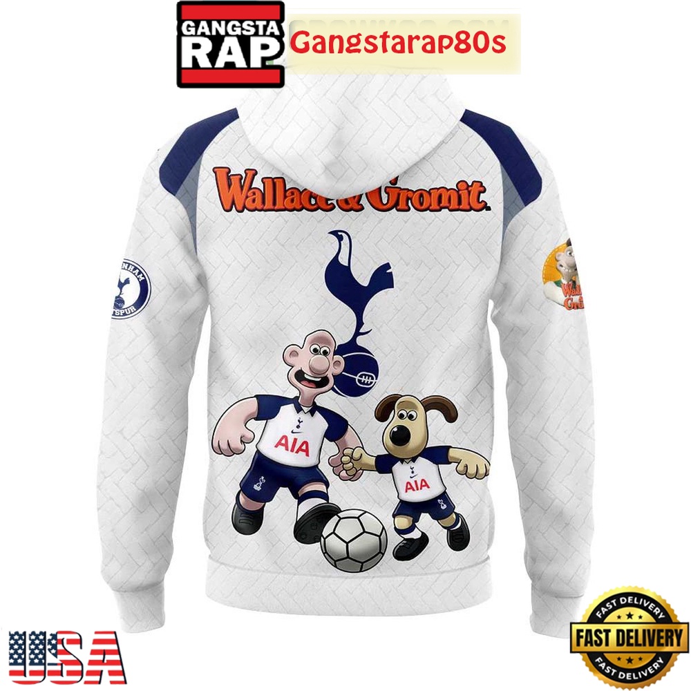 Tottenham Hotspur x Wallace And Gromit Special Unisex Hoodie Tottenham Hotspur x Wallace And Gromit Special Unisex Hoodie