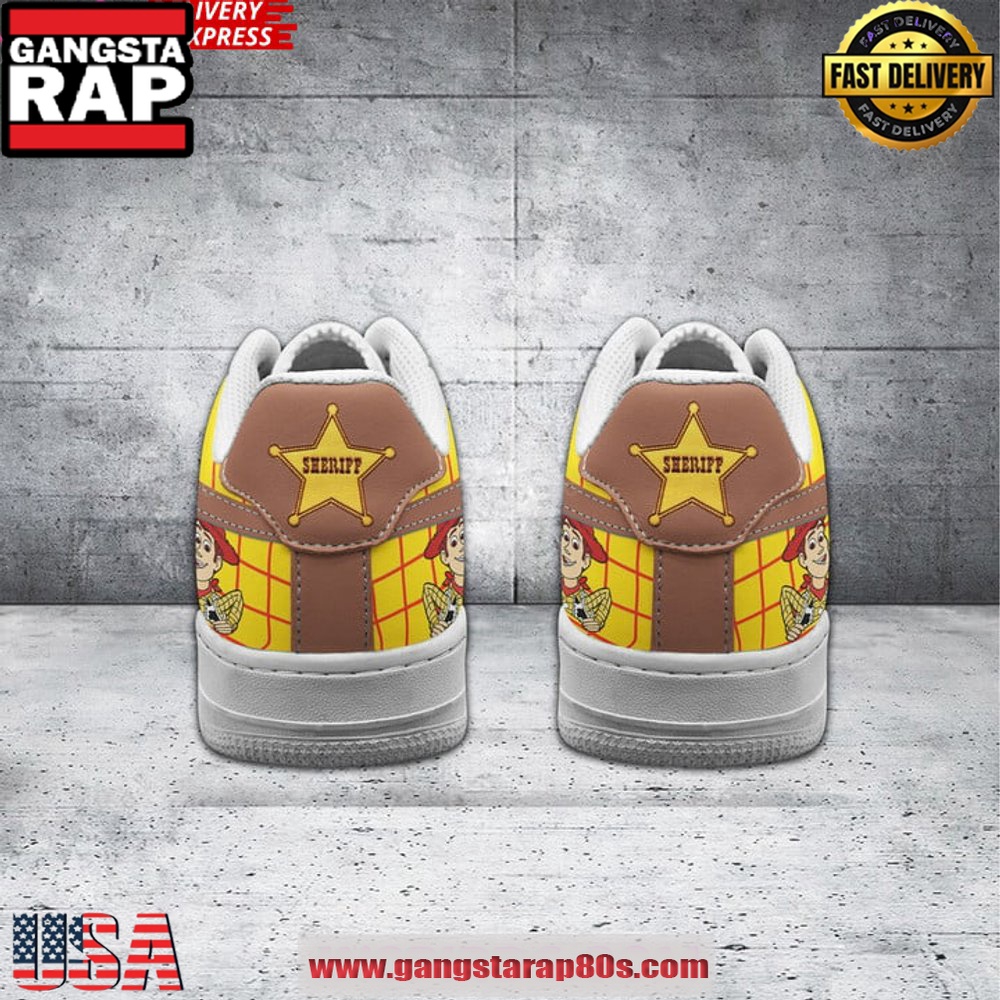 Toy Story Woody Limited Edition Air Force 1 Sneakers Shoes Toy Story Woody Limited Edition Air Force 1 Sneakers Shoes