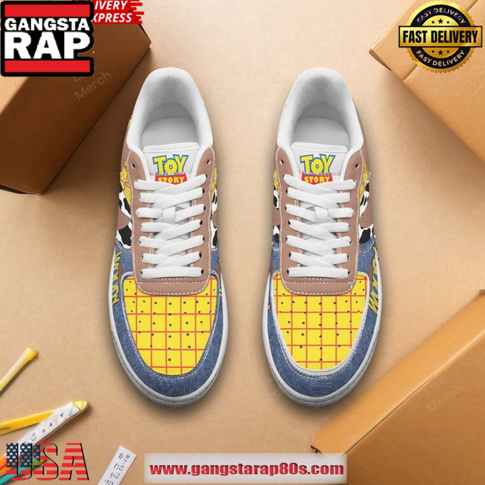 Toy Story Woody Limited Edition Air Force 1 Sneakers Shoes Toy Story Woody Limited Edition Air Force 1 Sneakers Shoes