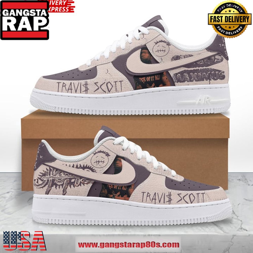 Travis Scott Cactus Jack Purple Air Force 1 Sneakers Shoes Travis Scott Cactus Jack Purple Air Force 1 Sneakers Shoes
