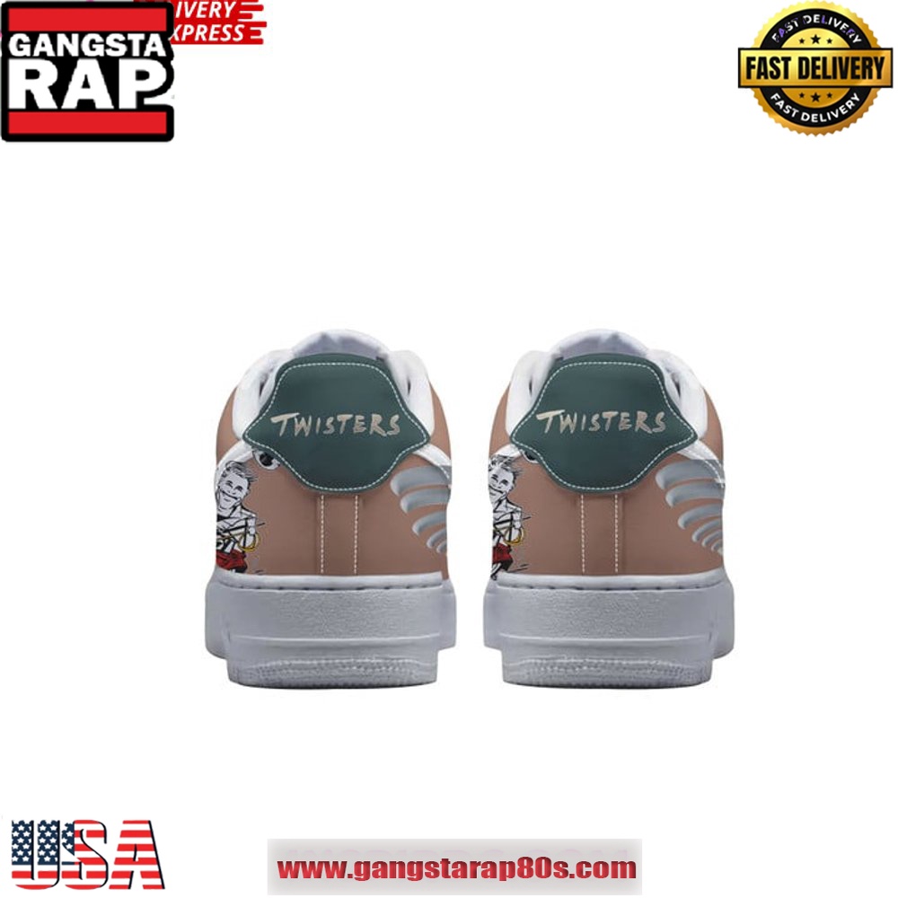 Twisters Movie Limited Edition Air Force 1 Sneakers Shoes Twisters Movie Limited Edition Air Force 1 Sneakers Shoes