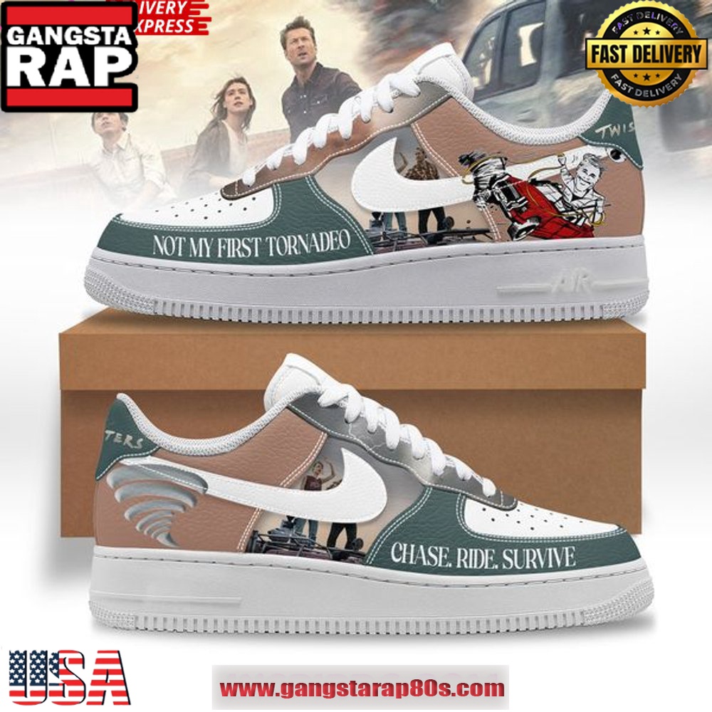 Twisters Movie Limited Edition Air Force 1 Sneakers Shoes Twisters Movie Limited Edition Air Force 1 Sneakers Shoes