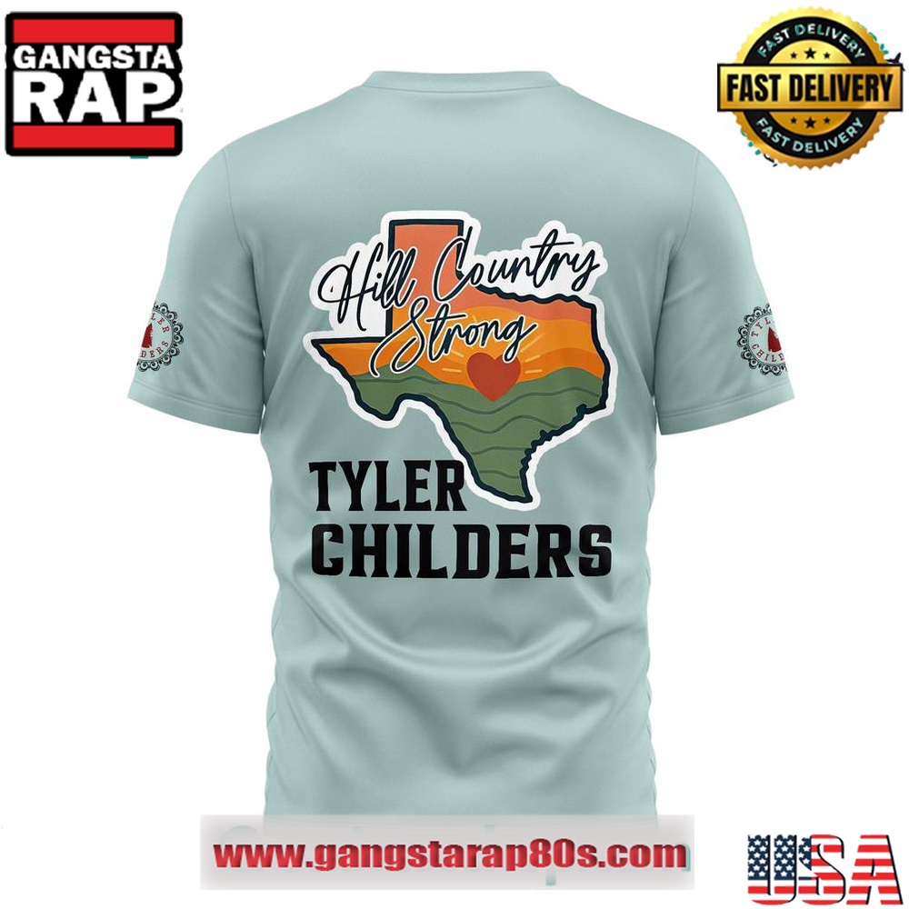 Tyler Childers Texas Stronger than the Storm Special 3D T Shirt Tyler Childers Texas Stronger than the Storm Special 3D T Shirt