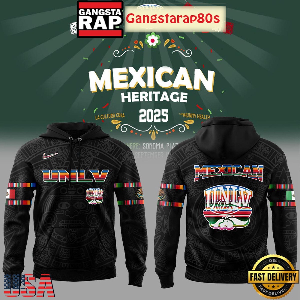 UNLV Rebels Mexican Heritage Night 2025 Special Hoodie