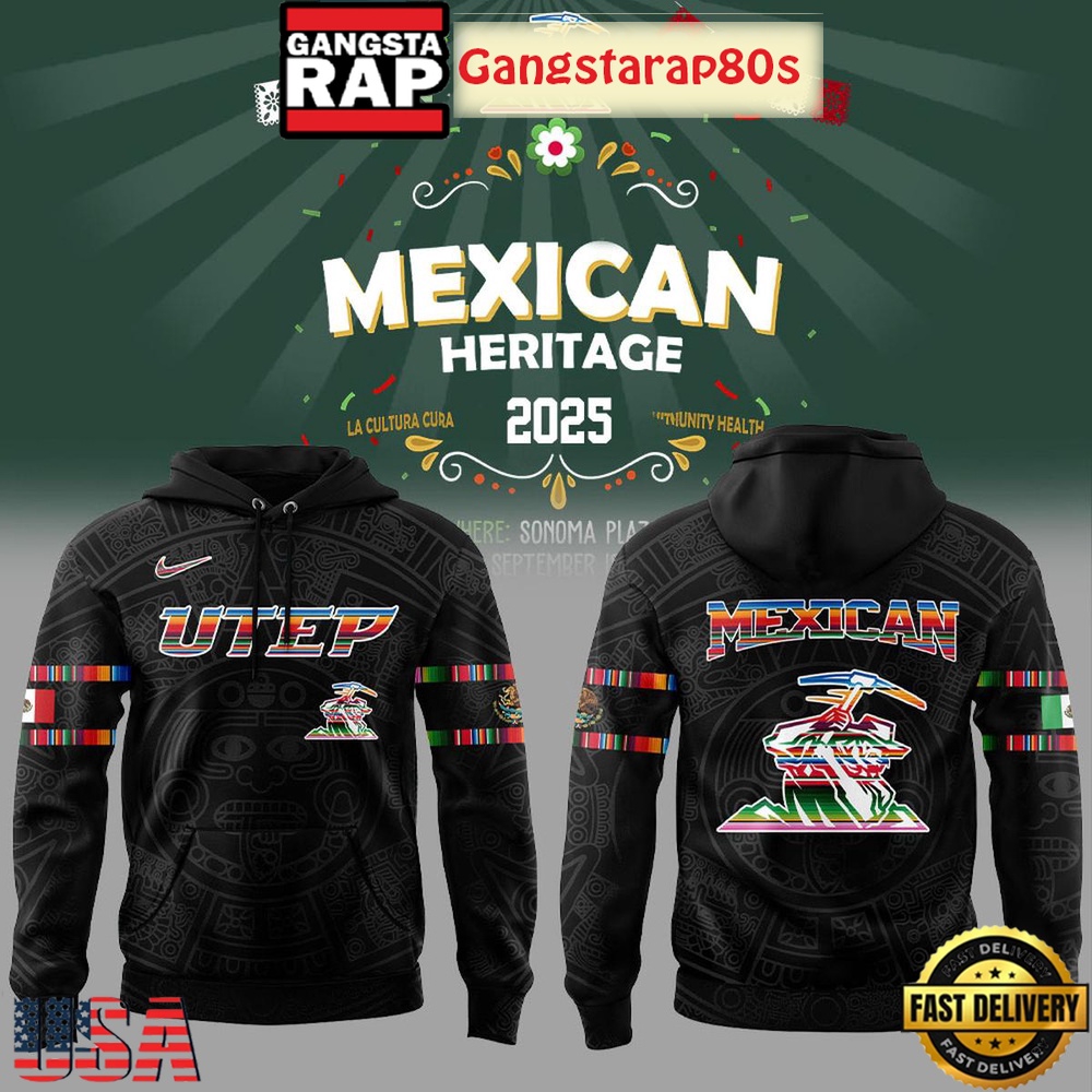 UTEP Miners Mexican Heritage Night 2025 Special Hoodie