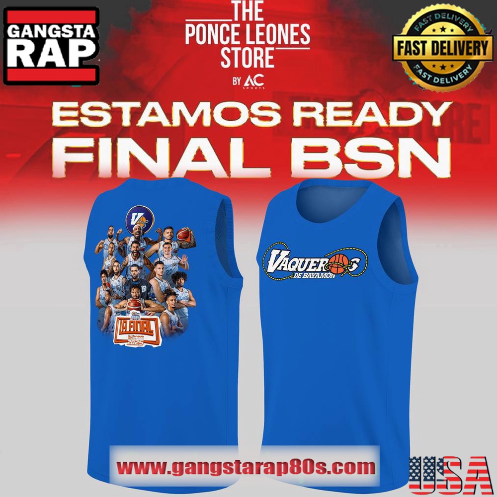 Vaqueros de Bayamn BSN Final Special Edition Blue Basketball Jersey