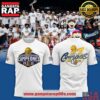 Vaqueros de Bayamon Champions Baloncesto Superior Nacional 2025 White T Shirt