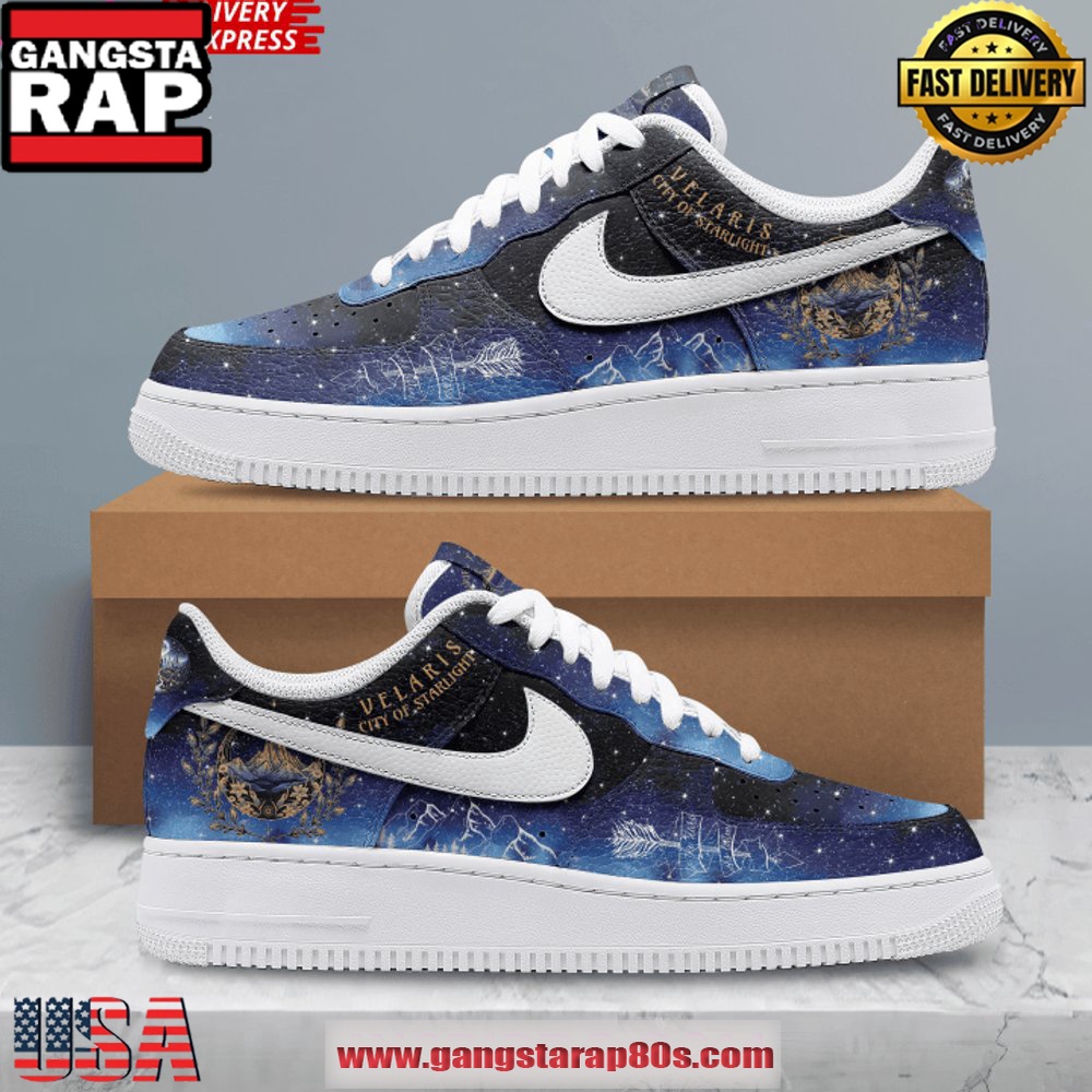 Velaris City of Starlight Limited Edition Air Force 1 Sneakers Shoes Velaris City of Starlight Limited Edition Air Force 1 Sneakers Shoes