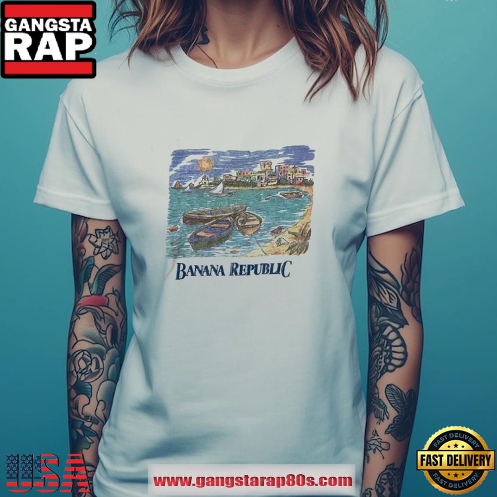 Vintage Banana Republic White T Shirt Vintage Banana Republic White T Shirt