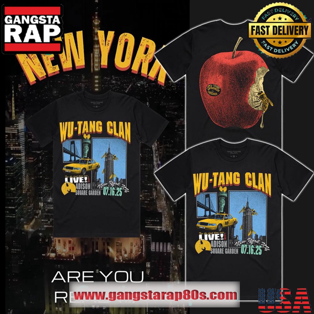 Wu-Tang Clan Final Chamber Tour New York City Special T Shirt Wu-Tang Clan Final Chamber Tour New York City Special T Shirt