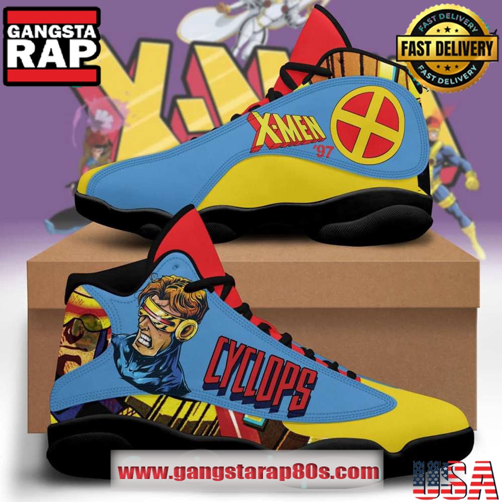 X-Men Cyclops Air Jordan 13 Sneakers Shoess X-Men Cyclops Air Jordan 13 Sneakers Shoess