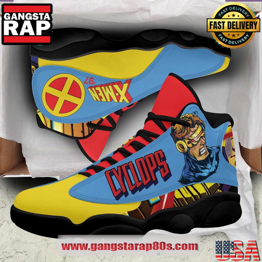 X-Men Cyclops Air Jordan 13 Sneakers Shoess X-Men Cyclops Air Jordan 13 Sneakers Shoess