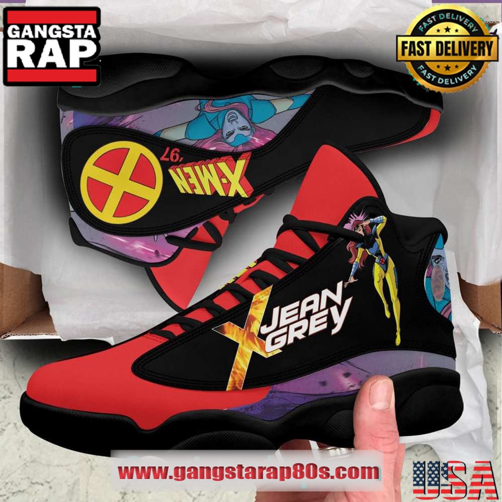 X-Men Jean Grey Air Jordan 13 Sneakers Shoess X-Men Jean Grey Air Jordan 13 Sneakers Shoess