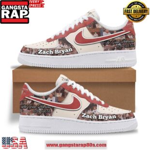Zach Bryan Great American Bar Scene Air Force 1 Sneakers Shoes