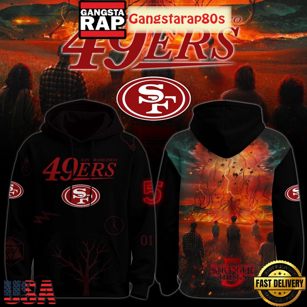 All Team NFL x Stranger Things 5 Last Season 2025 Unisex Hoodie