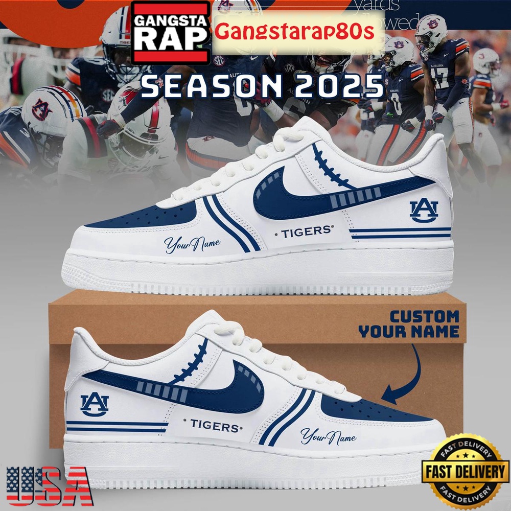Auburn Tigers Football New Season 2025 Special Custom Air Force 1 Sneakers Shoes Auburn Tigers Football New Season 2025 Special Custom Air Force 1 Sneakers Shoes