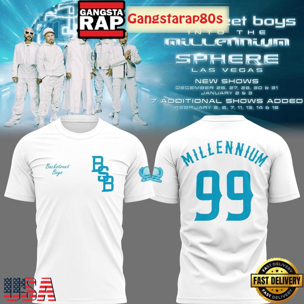 Backstreet Boys Into The Millennium White All Over Print Hoodie