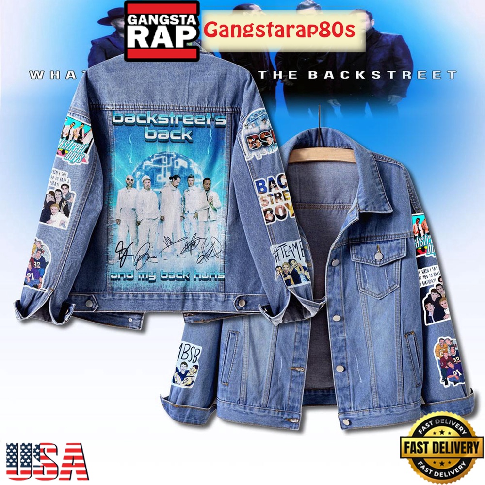 Backstreet Boys Is Back And My Back Hurts Limited Edition Denim Jacket