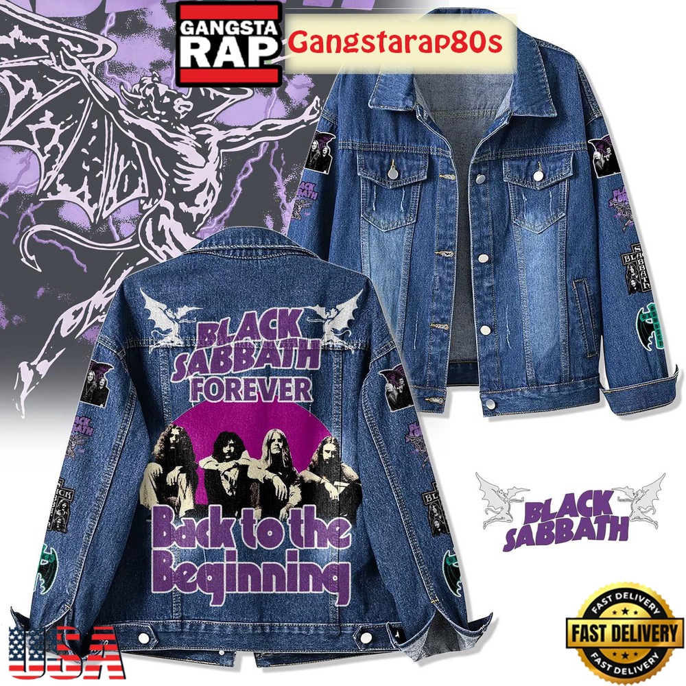 Black Sabbath Forever Love 2025 Limited Edition Denim Jacket