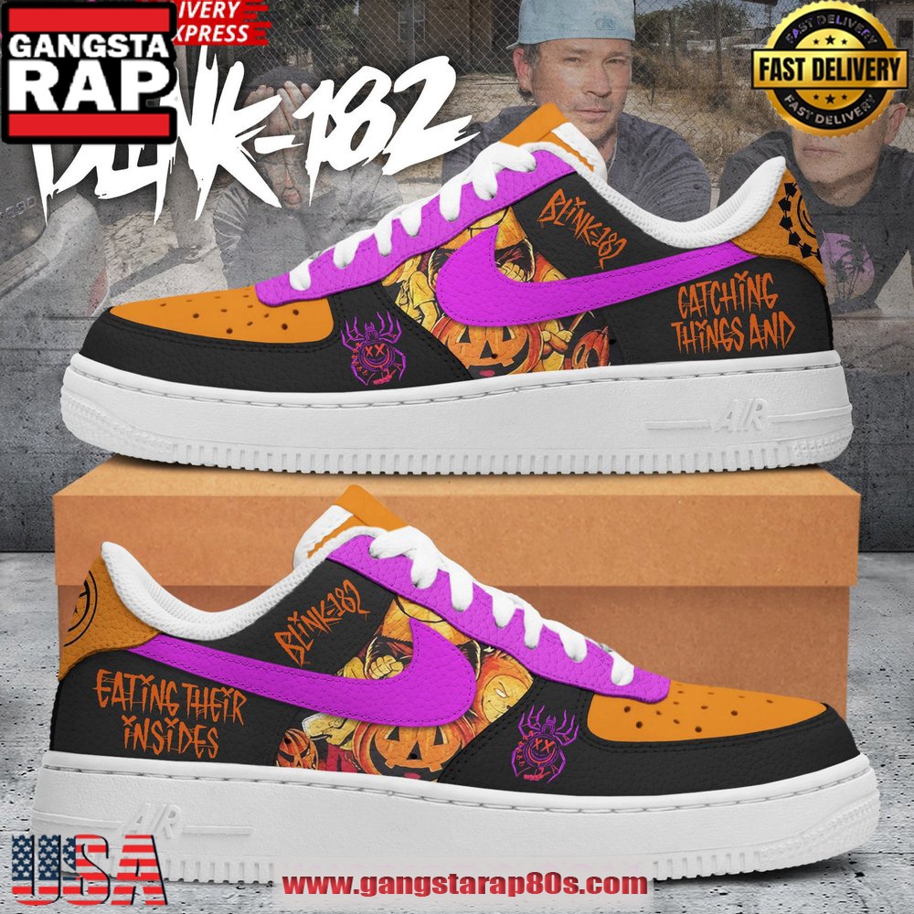 Blink-182 Halloween Edition New Design Air Force 1 Sneakers Shoes