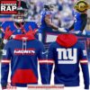 Blue New York Giants Vintage New Edition Hoodie Shirt