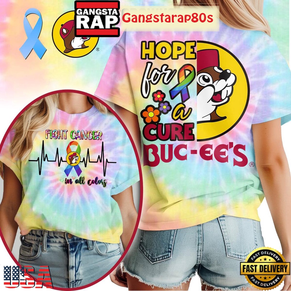 Buc-ee's Fight Cancer Hope For A Cure All Over Print T Shirt