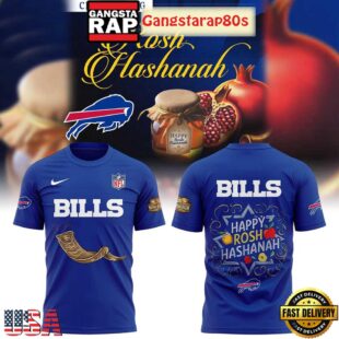 Buffalo Bills Happy Rosh Hashanah Unisex 3D Shirt