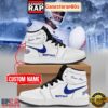 Buffalo Bills Rivalries Cold Front Custom Air Jordan 1 Running Shoes