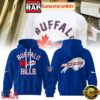 Buffalo Bills x Toronto Maple Leafs Peace Blue 3D Hoodie