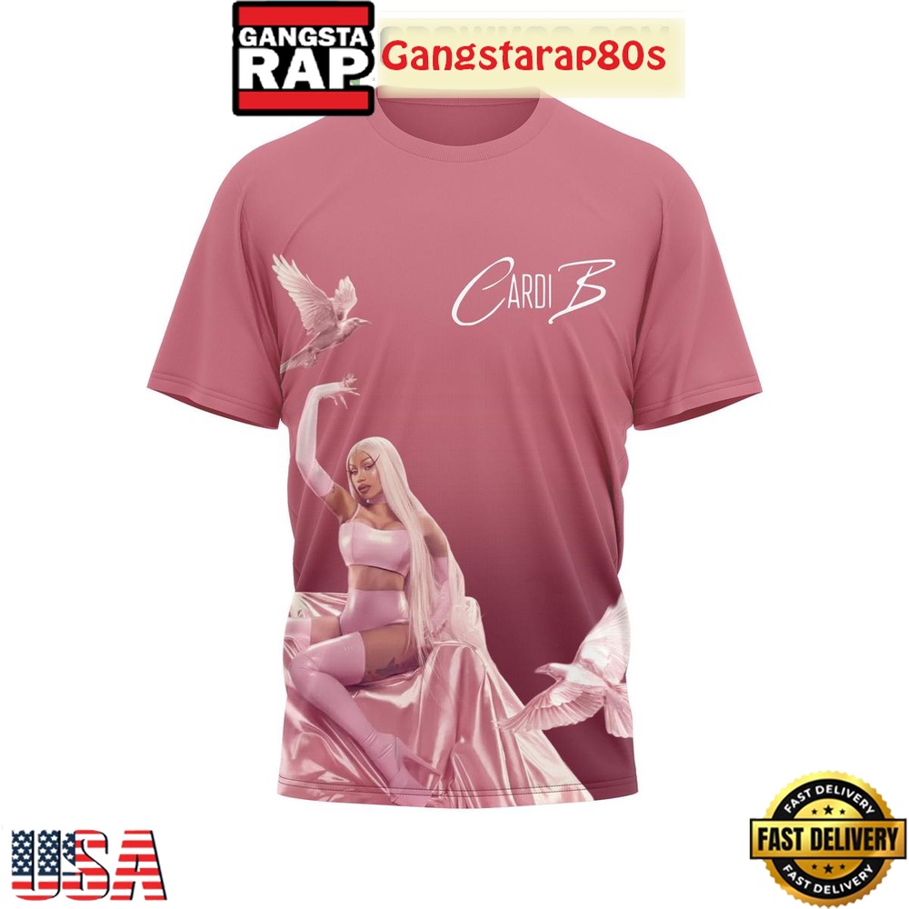 Cardi B Little Miss Drama Tour All Over Print Shirt