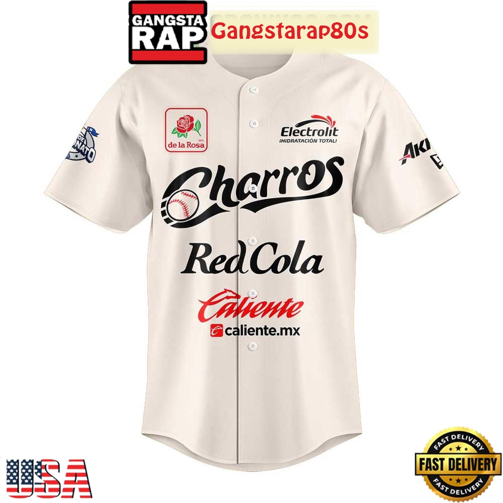 Charros de Jalisco Campeones Zona Norte Baseball Jersey