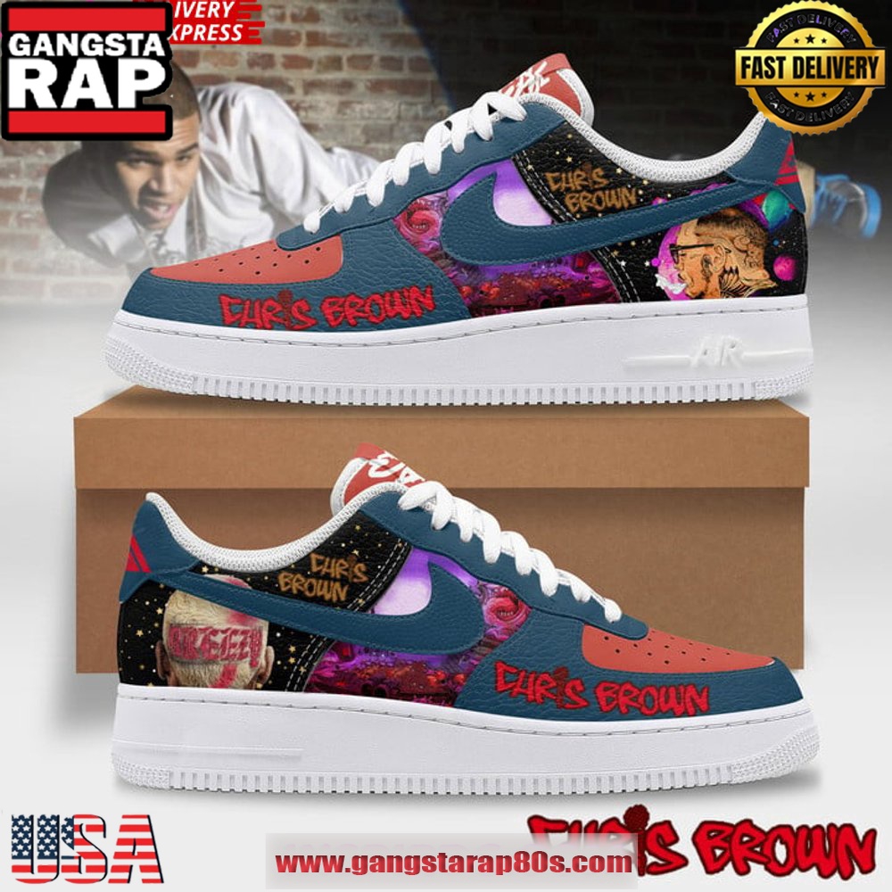 Chris Brown Breezy Limited Edition Air Force 1 Sneakers Shoes