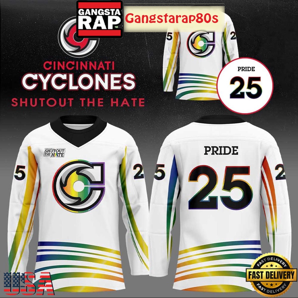 Cincinnati Cyclones Pride Month 2025 Hockey Jersey