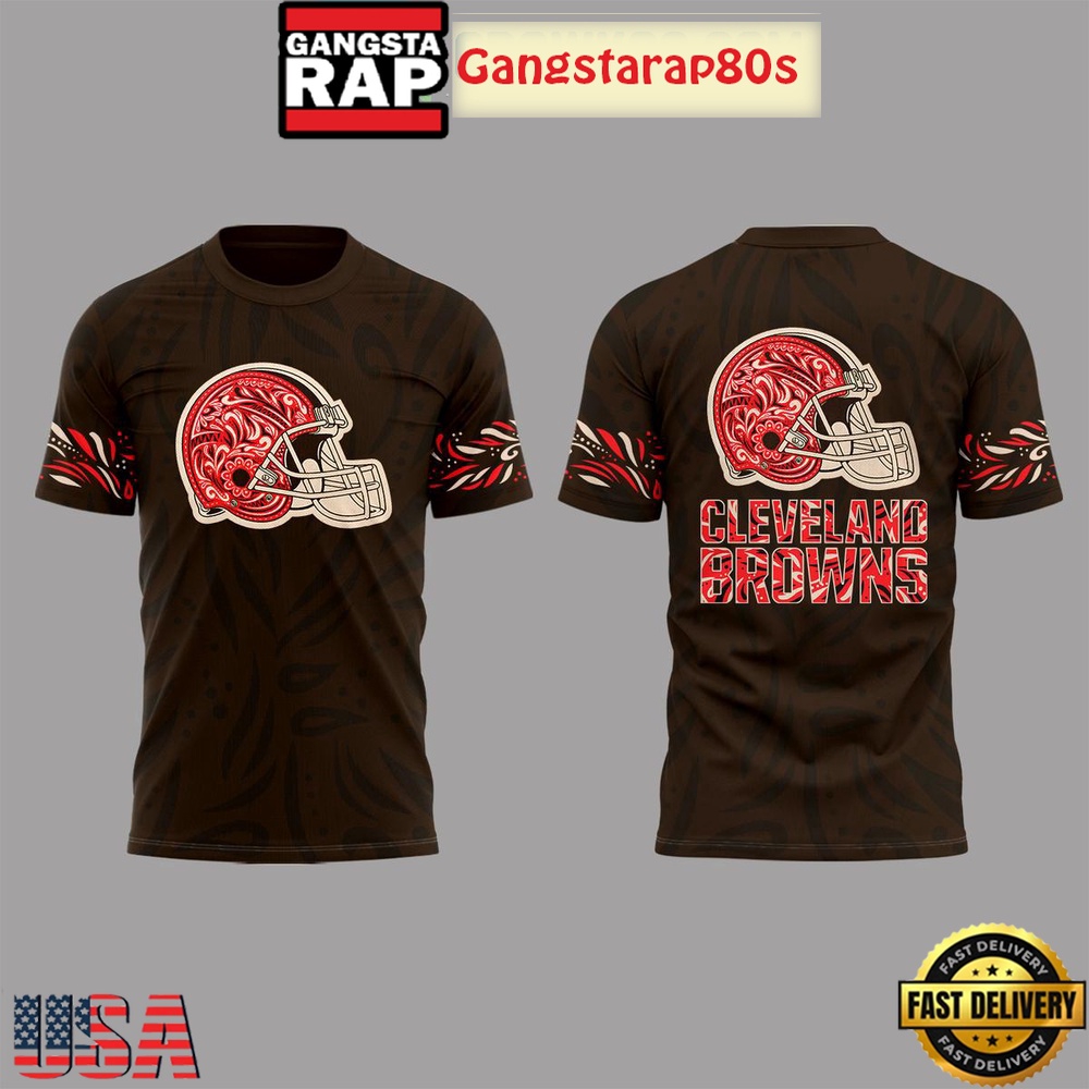 Cleveland Browns Latino Heritage Month Unisex 3D Hoodie