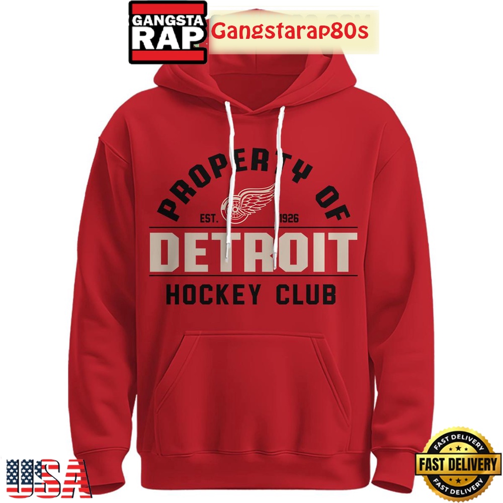Detroit Red Wings Centennial 100 Years Unisex 3D Hoodie