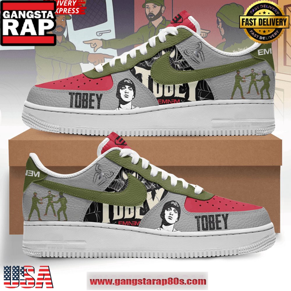 Eminem Tobey New Special Edition Air Force 1 Sneakers Shoes