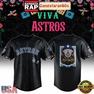 Houston Astros Dia De Los Astros Night 2025 Baseball Jersey
