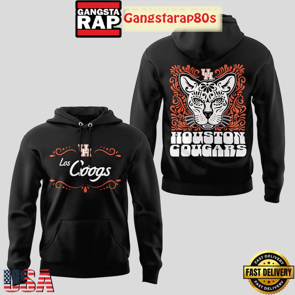 Houston Cougars Hispanic Heritage Night All Over Print Hoodie